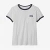 Patagonia Tops Women's P-6 Label Organic Ringer Tee
