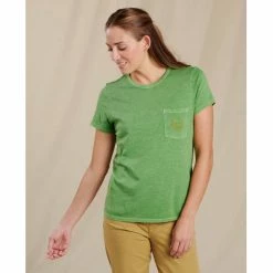 Toad&Co Women's Embroidered Primo SS Crew