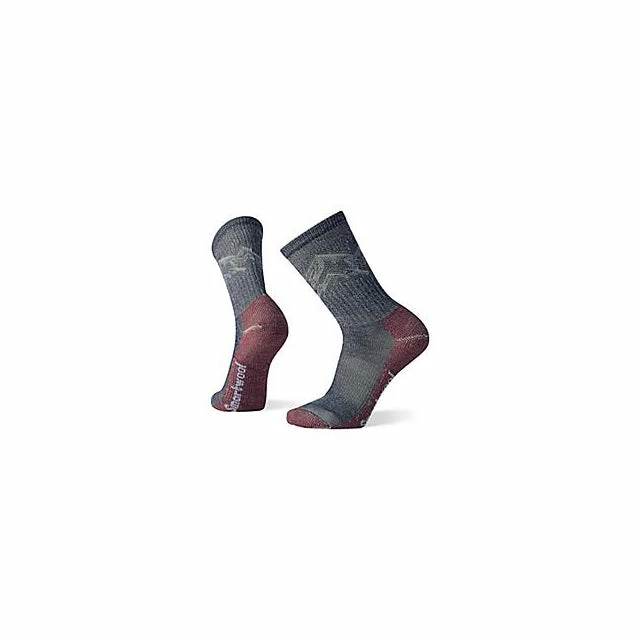 Smartwool Hike Classic Edition Light Cushion Mountain Pattern Crew Socks