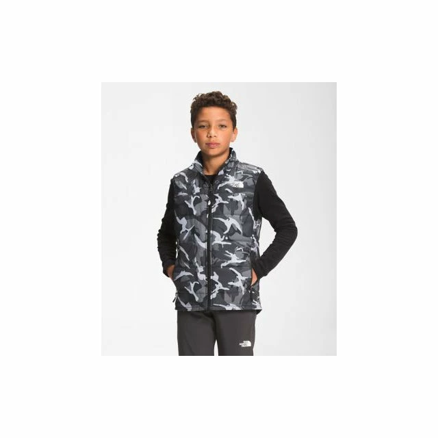The North Face Youth Printed Reactor Insulated Vest Jackets