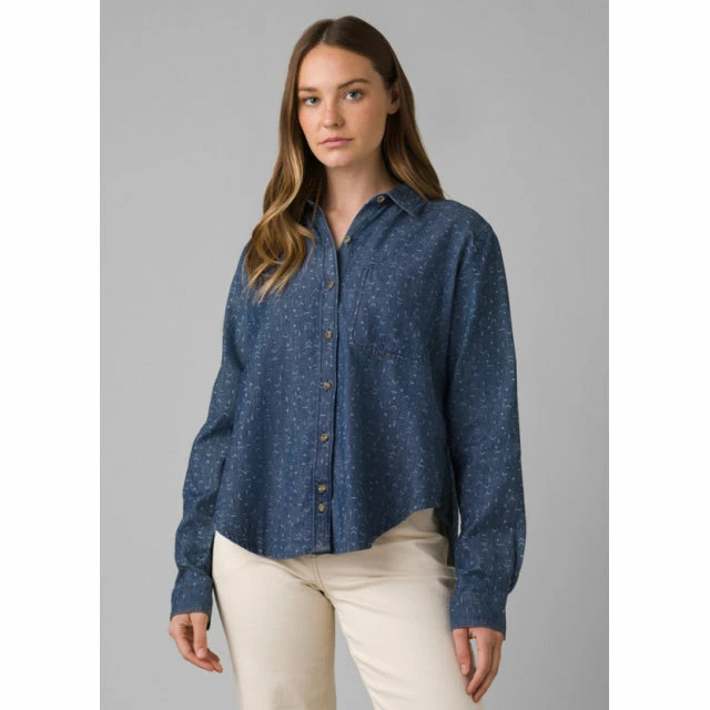 Prana Women's Washed Out Denim Shirt